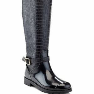 NEW Crocodile Print Rain Boots